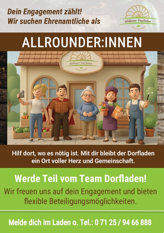 Allrounder – flexible Unterstützung im Dorfladen